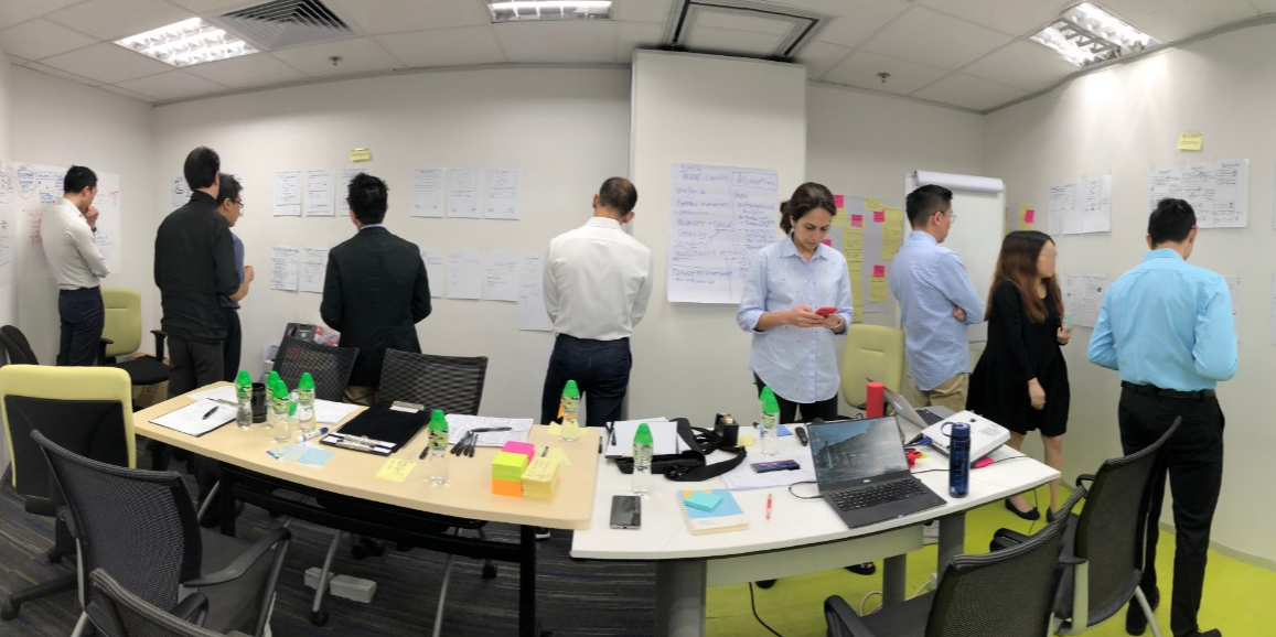 Kick-start an Agile transformation journey, a Design Sprint facilitated by why innovation! for a Leading financial company