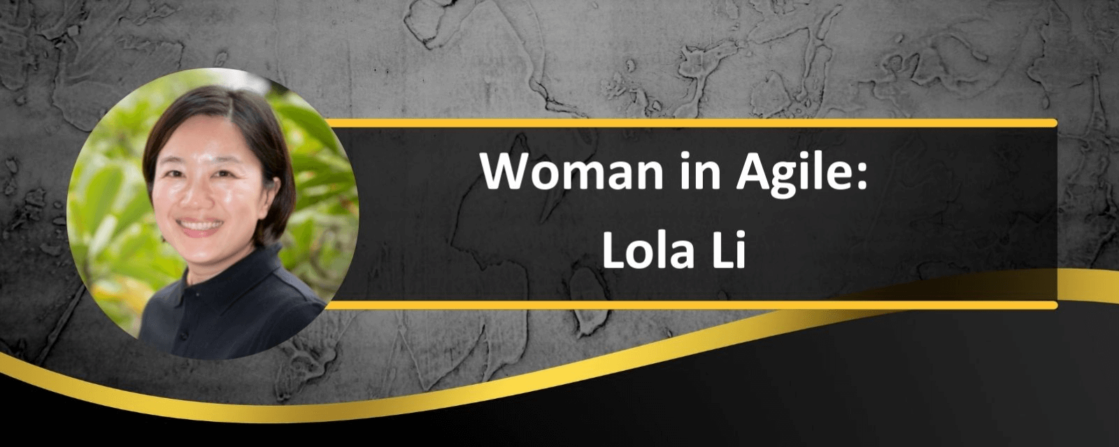 Banner image of why Woman in Agile Lola Li